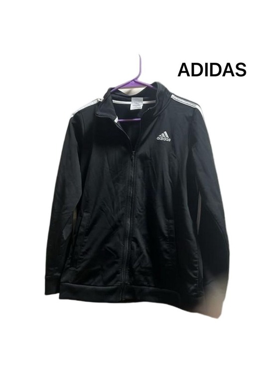 adidas Other - ADIDAS used unisex jacket with hood size L/G (14-16)